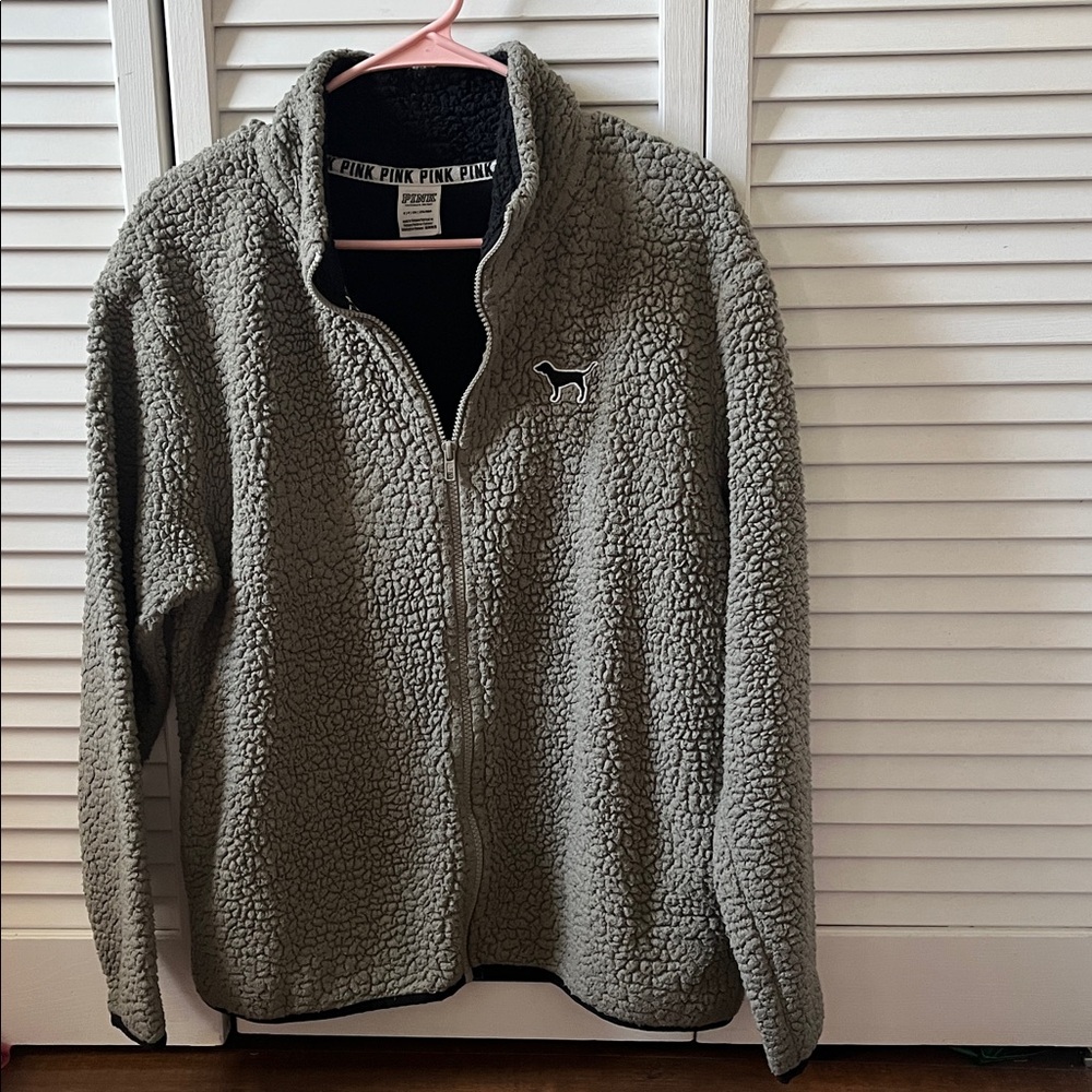 PINK by Victoria Secret Sherpa Full-Zip Jacket